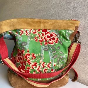 Luck Brand Floral Hobo Purse